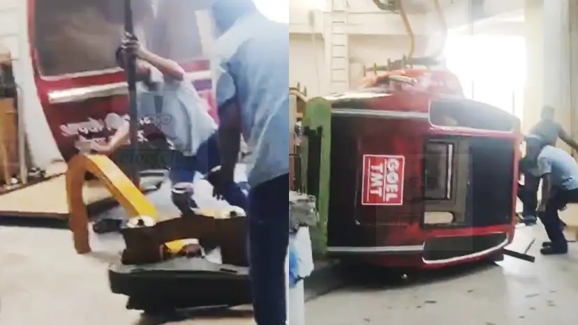 मां बम्लेश्वरी मंदिर में बड़ा हादसा : टूटी रोपवे ट्रॉली, रामसेवक पैकरा सहित 4 भाजपा नेता घायल