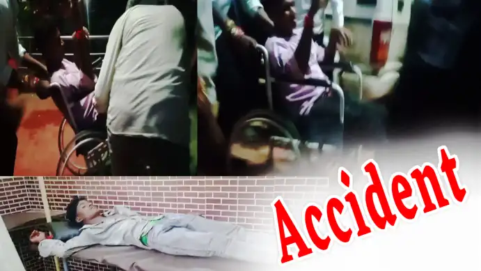 गंडई-चकनार मार्ग पर दो बाइकों में जोरदार भिड़ंत, 5 लोग घायल, दो के पैर टूटे