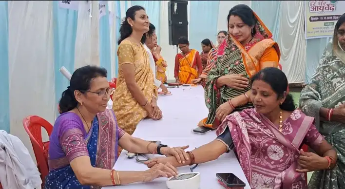 Ayush Mela organized to create awareness for healthy lifestyle स्वस्थ जीवन शैली के लिए जागरूकता लाने आयुष मेला का हुआ आयोजन