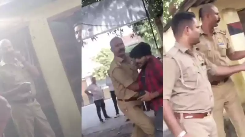 छात्र को पीटते दरोगा पर गिरी गाज: कानपुर में पुलिस की बर्बरता का वीडियो वायरल
