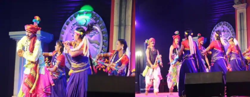 खैरागढ़ महोत्सव के दूसरे दिन शास्त्रीय गायन, सितार वादन, राम की शक्ति पूजा एवं दूधमोंगरा की प्रस्तुति में बांधा समां