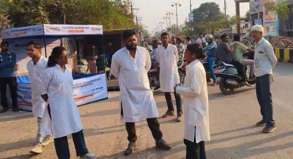 स्मार्ट मीटर पखवाड़ा नाटक मंचन के द्वारा उपभोक्ताओं को दी गई स्मार्ट मीटर में आधुनिक बिजली प्रबंधन की खूबियों का संदेश