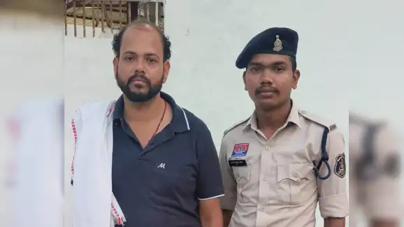 घरेलू विवाद में धारदार हथियार से हमला, आरोपी को पुलिस से किया गिरफ्तार 