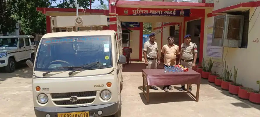 ढाई हजार की 28 पौवा अवैध शराब के साथ लाख रूपये का वाहन जप्त, KCG पुलिस की ताबड़तोड़ कार्यवाई