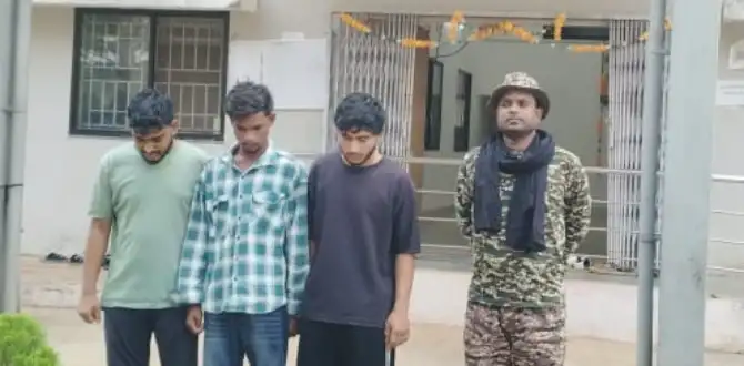 बारात में चाकूबाजी करने वाले 3 आरोपी गिरफ्तार, 3 नाबालिग भी हिरासत में