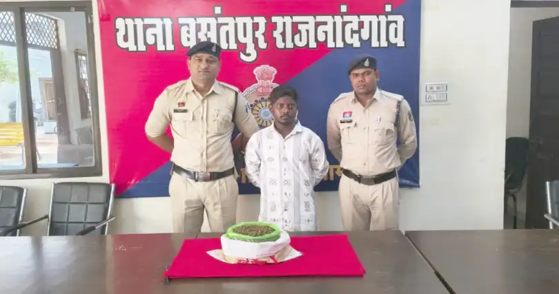 गांजा बेचते युवक गिरफ्तार, 1 किलो से ज्यादा माल बरामद