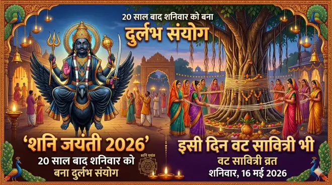 Shani Jayanti 2026: 20 साल बाद शनिवार को बना दुर्लभ संयोग, इसी दिन वट सावित्री भी