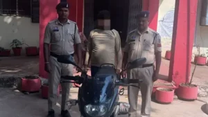 मोटर सायकल चोरी करने वाला महाराष्ट्र के आरोपी भेजे गए जेल Maharashtra's motorcycle thief sent to jail