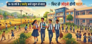 14 से 18 साल के 2 करोड़ बच्चे स्कूल से बाहर, फिर से जोड़ने होगी पहल 20 Million Children Aged 14 to 18 Are Out of School; Initiatives Must Be Taken to Reintegrate Them.