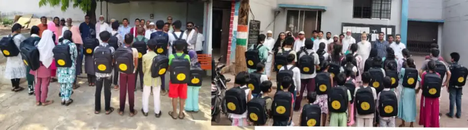 इकरा फाउंडेशन ने खैरागढ़ व छुईखदान में जरूरतमंद 74 बच्चों को दी निःशुल्क पाठ्य सामग्री, चेहरे खुशी से खिल उठें बच्चों के