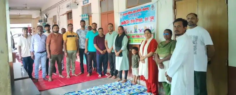 व्यवहार न्यायालय में मनाया अंतर्राष्ट्रीय योग दिवस, जीवन में प्रथम सुख निरोगी काया है : CJM शर्मा