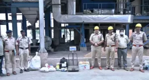 Major action by KCG Police: 33.707 kg of cannabis and 3,104 narcotic capsules/tablets seized in 19 NDPS cases destroyed. KCG पुलिस की बड़ी कार्रवाई: 19 एनडीपीएस मामलों में जब्त 33.707 किलो गांजा और 3104 नशीली कैप्सूल-टेबलेट नष्ट