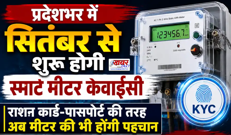 प्रदेशभर में सितंबर से शुरू होगी स्मार्ट मीटर केवाईसी, राशन कार्ड-पासपोर्ट की तरह अब मीटर की भी होंगी पहचान