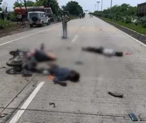 NH-130 बिलासपुर-रायपुर मार्ग पर दर्दनाक हादसा, अन्नपूर्णा ढाबा के पास अनियंत्रित वाहन ने बाइक को मारी टक्कर