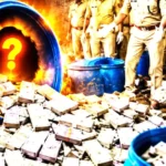 People were surprised to see a blue drum under the ground after digging. जमीन के नीचे नीला ड्रम..खुदाई के बाद देखकर लोग हुए हैरान..आखिर इतना..